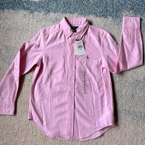Ralph Lauren Polo Boys Shirt-Pink Size 8